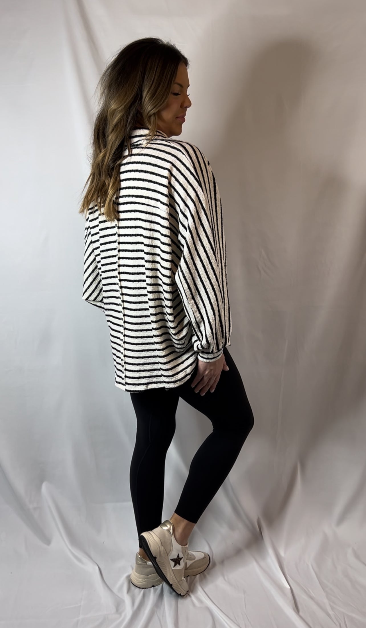 Oversized Stripe Pullover