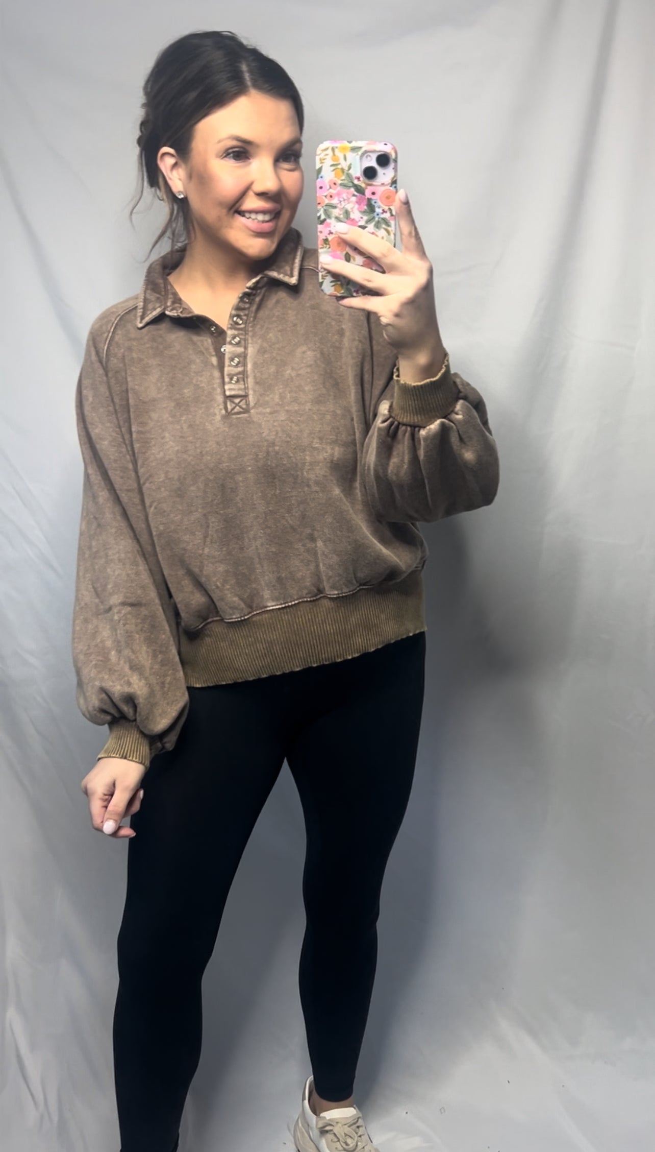 Half Button Pullover