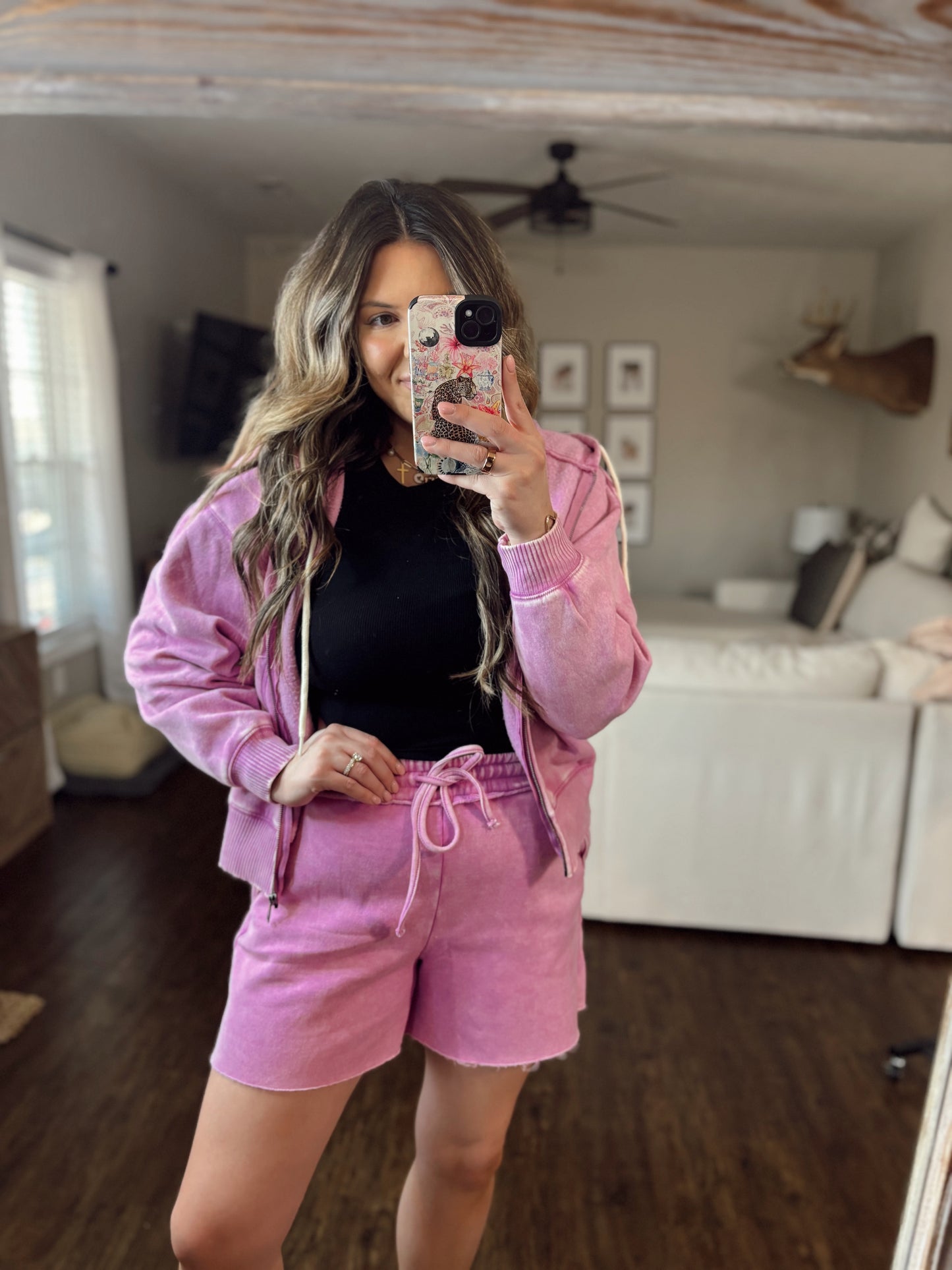 Acid Wash Shorts