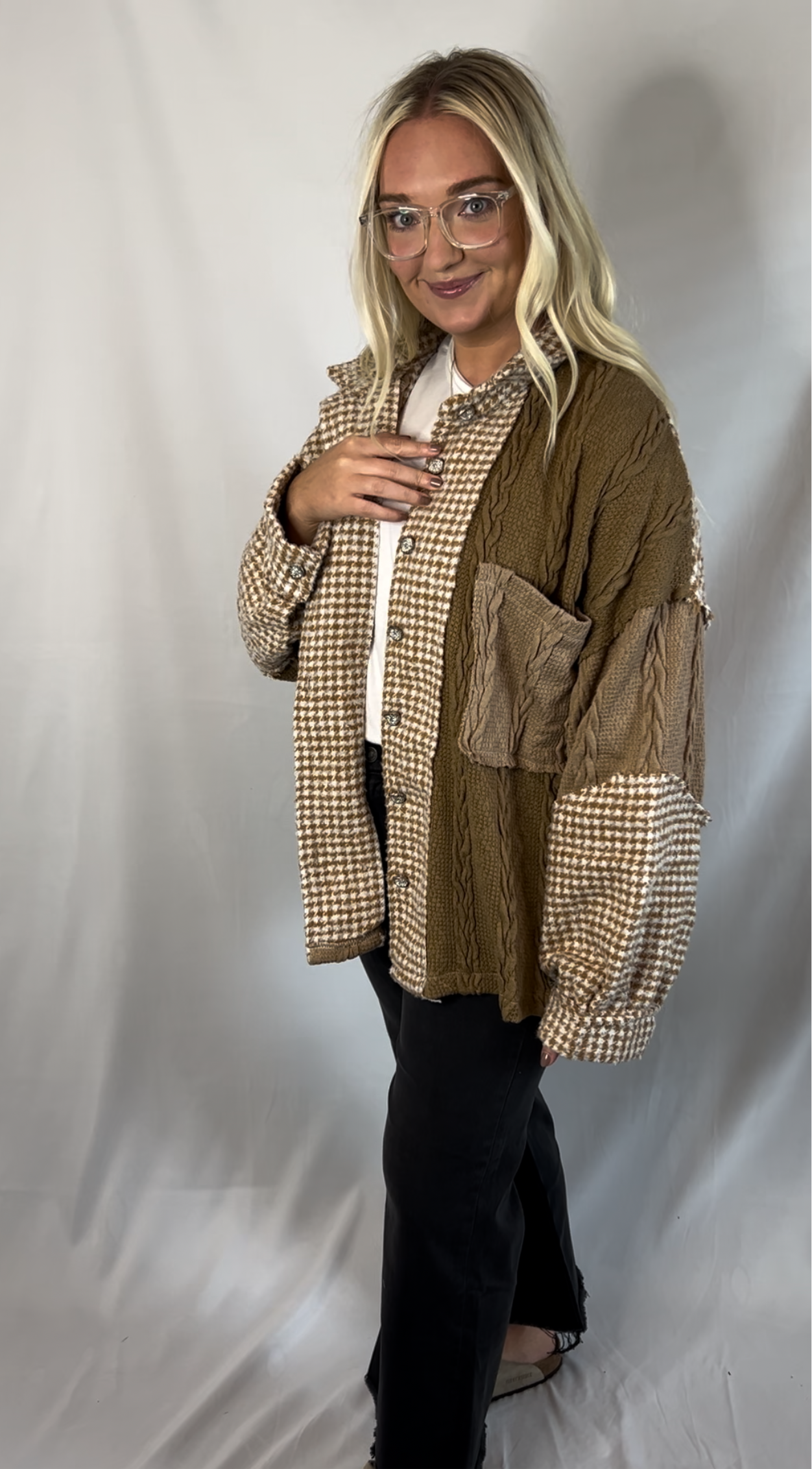 Feeling Fall Sweater Shacket