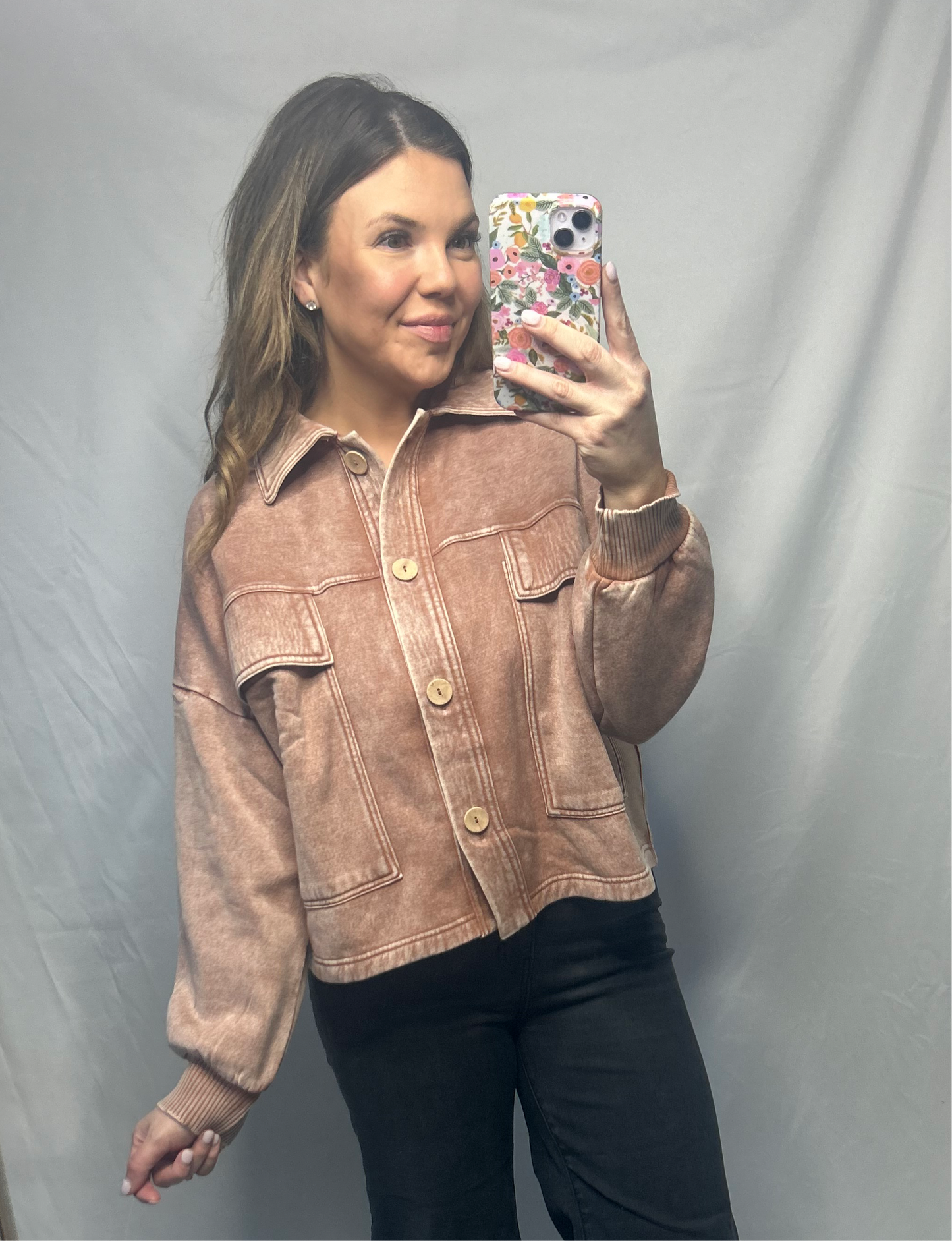 Front Pocket Shacket