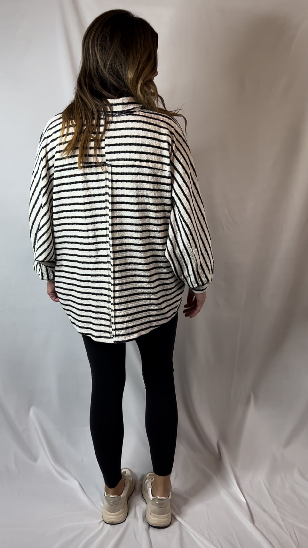 Oversized Stripe Pullover