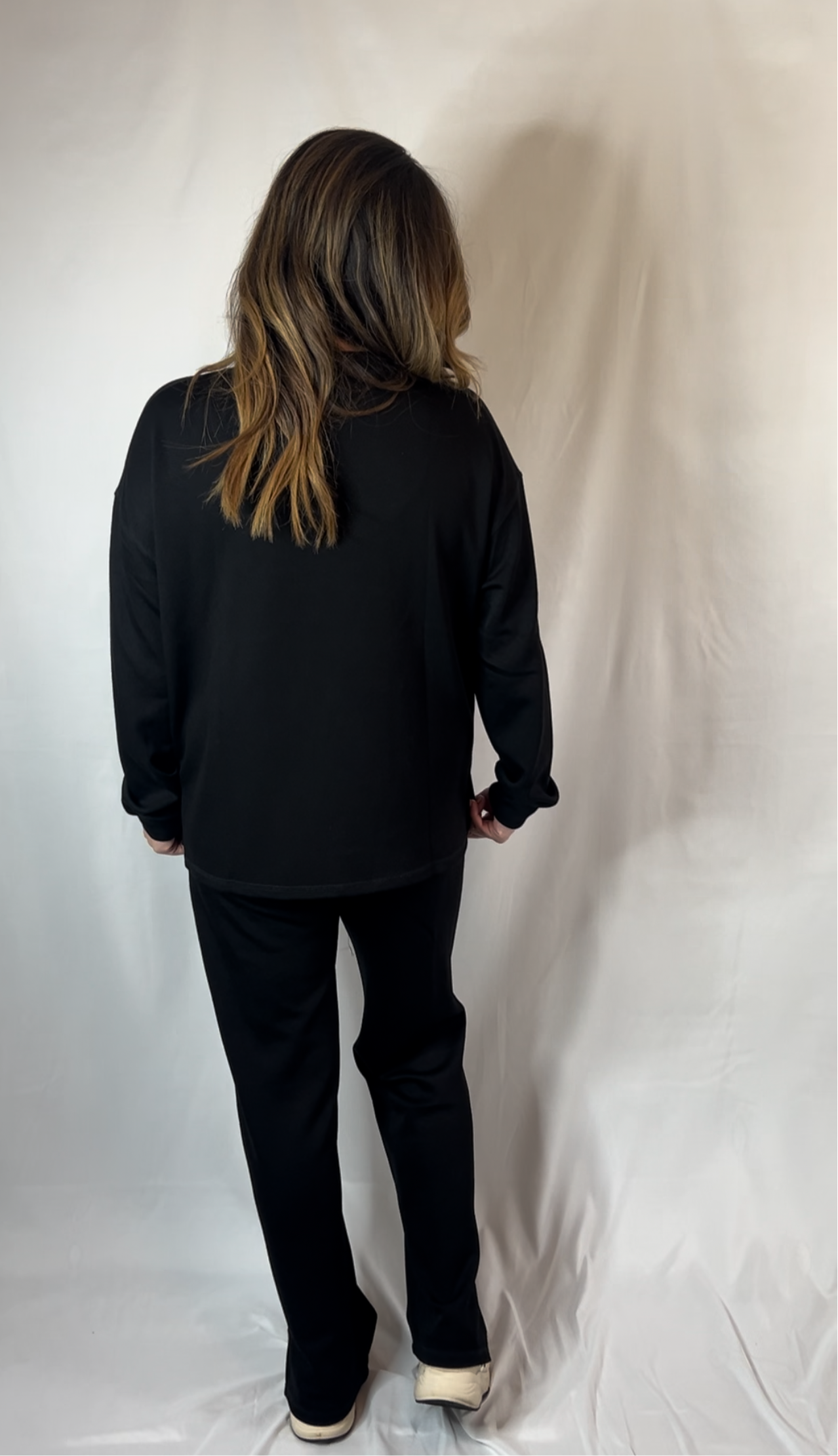 Curvy Black Lounge Set