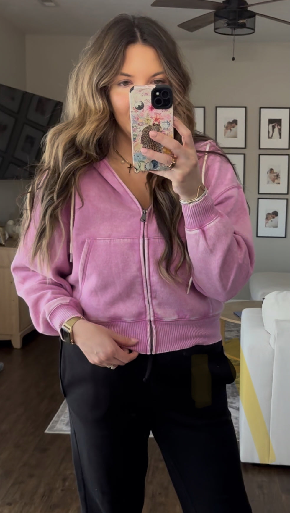 Mauve Cropped Jacket
