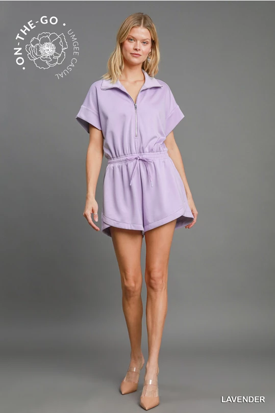 Lavender Romper
