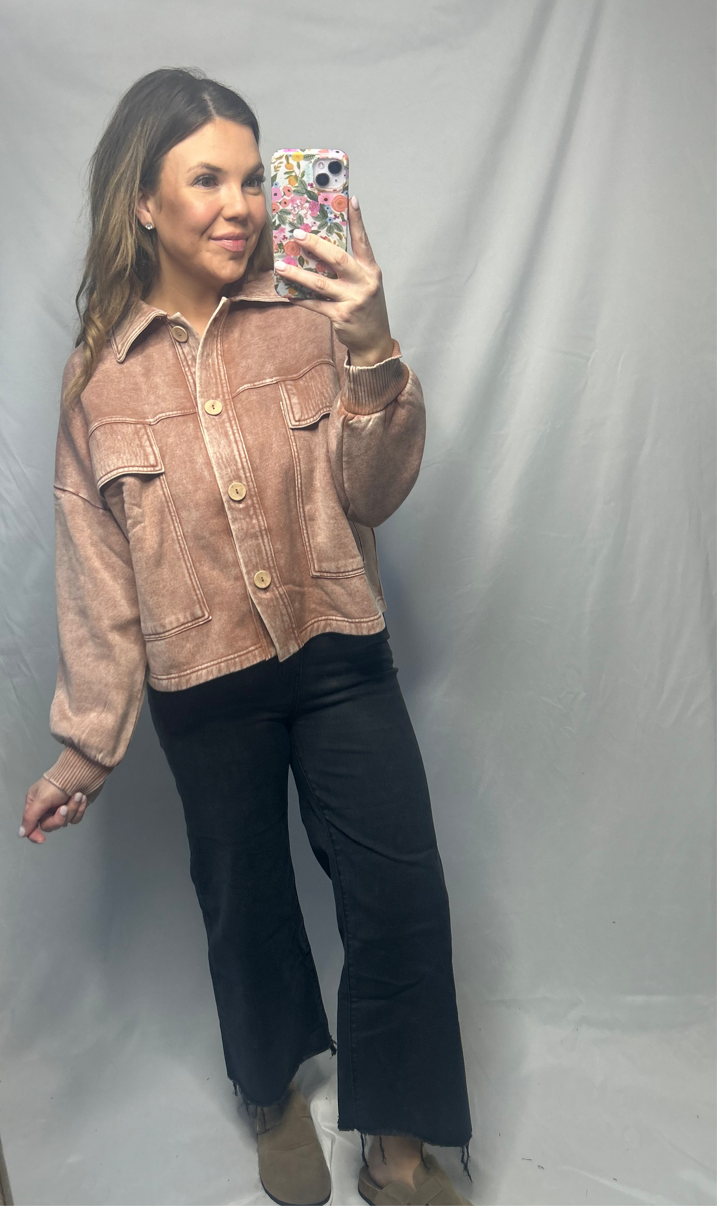 Front Pocket Shacket