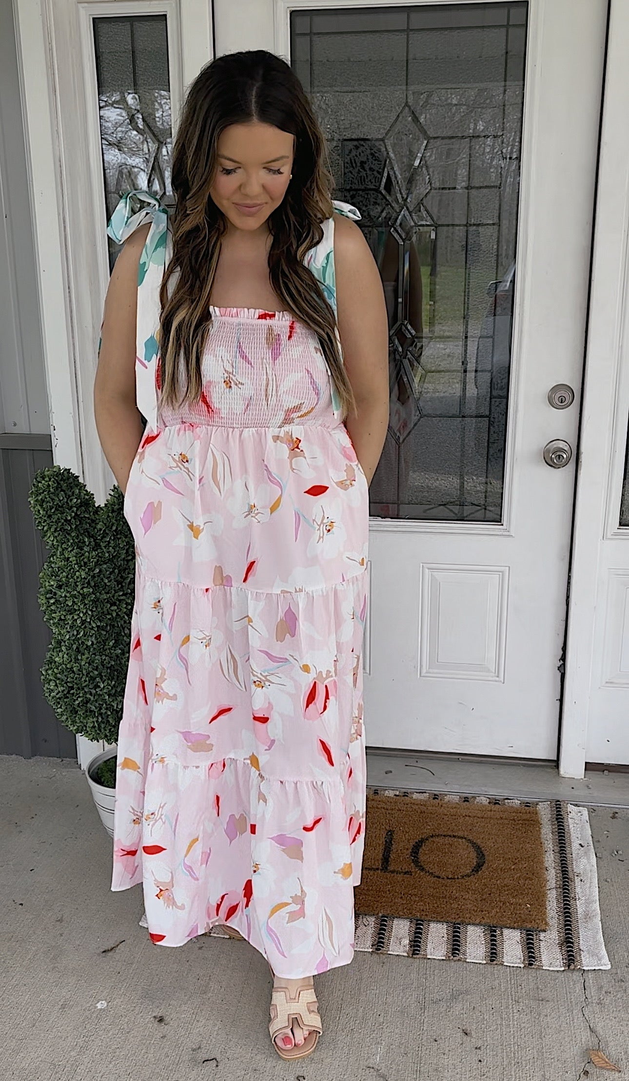 Spring Florals Maxi Dress