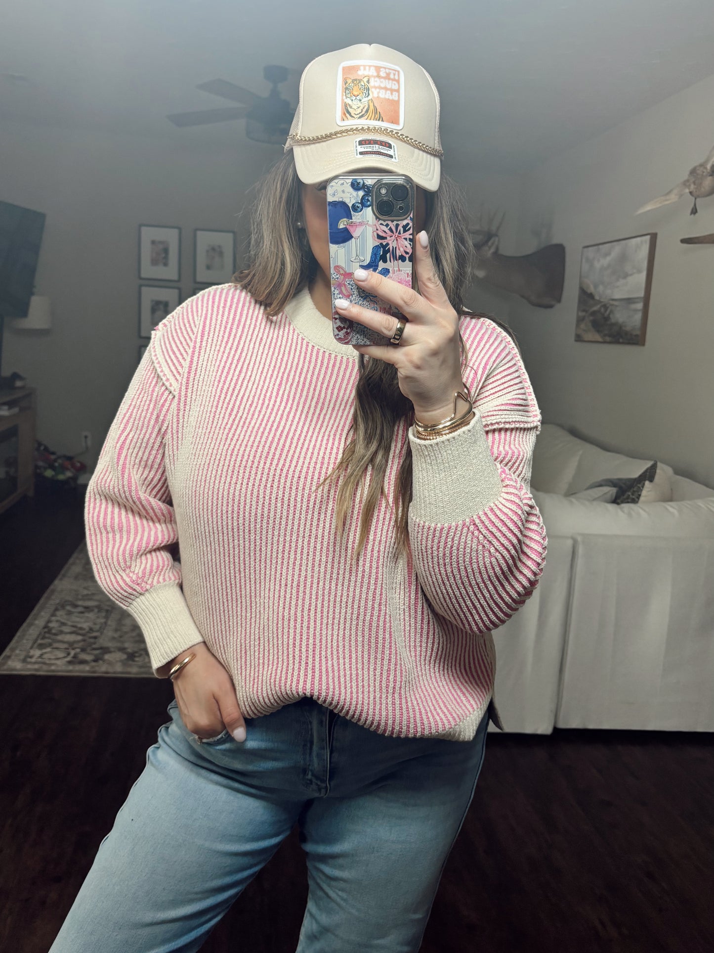 Rosé All Day Sweater