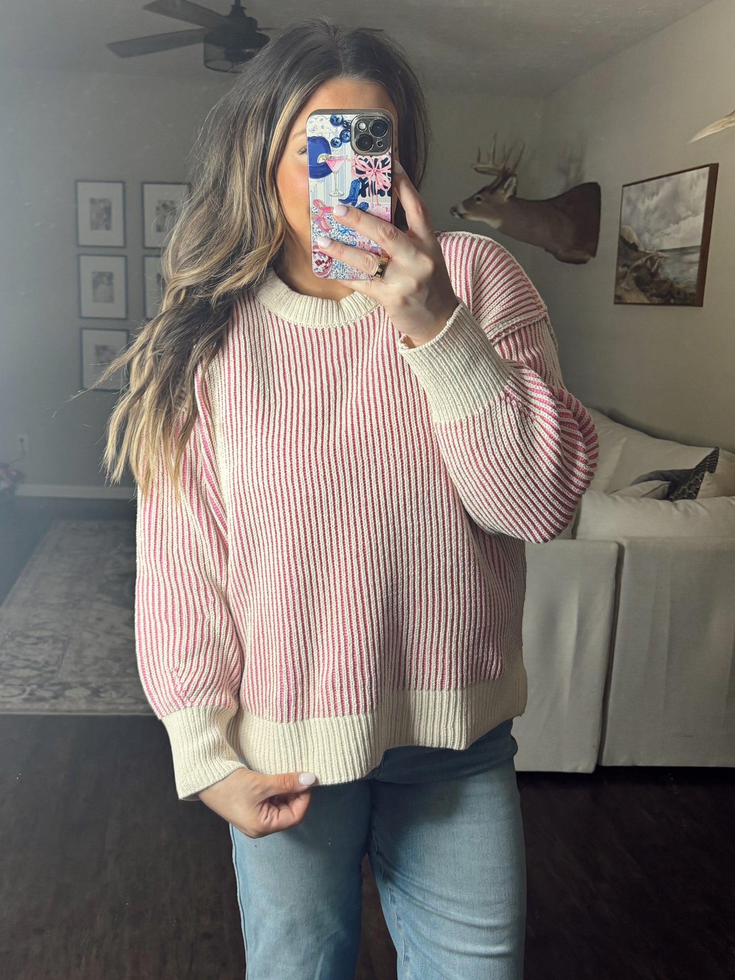 Rosé All Day Sweater