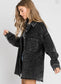 Black Mineral Wash Jacket