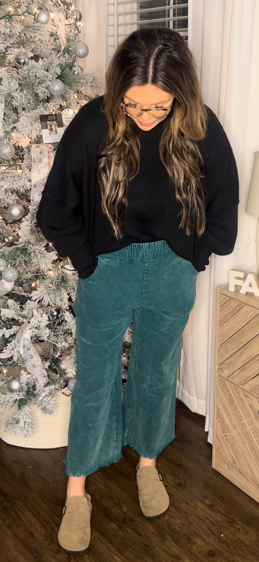 Green Holiday Pants