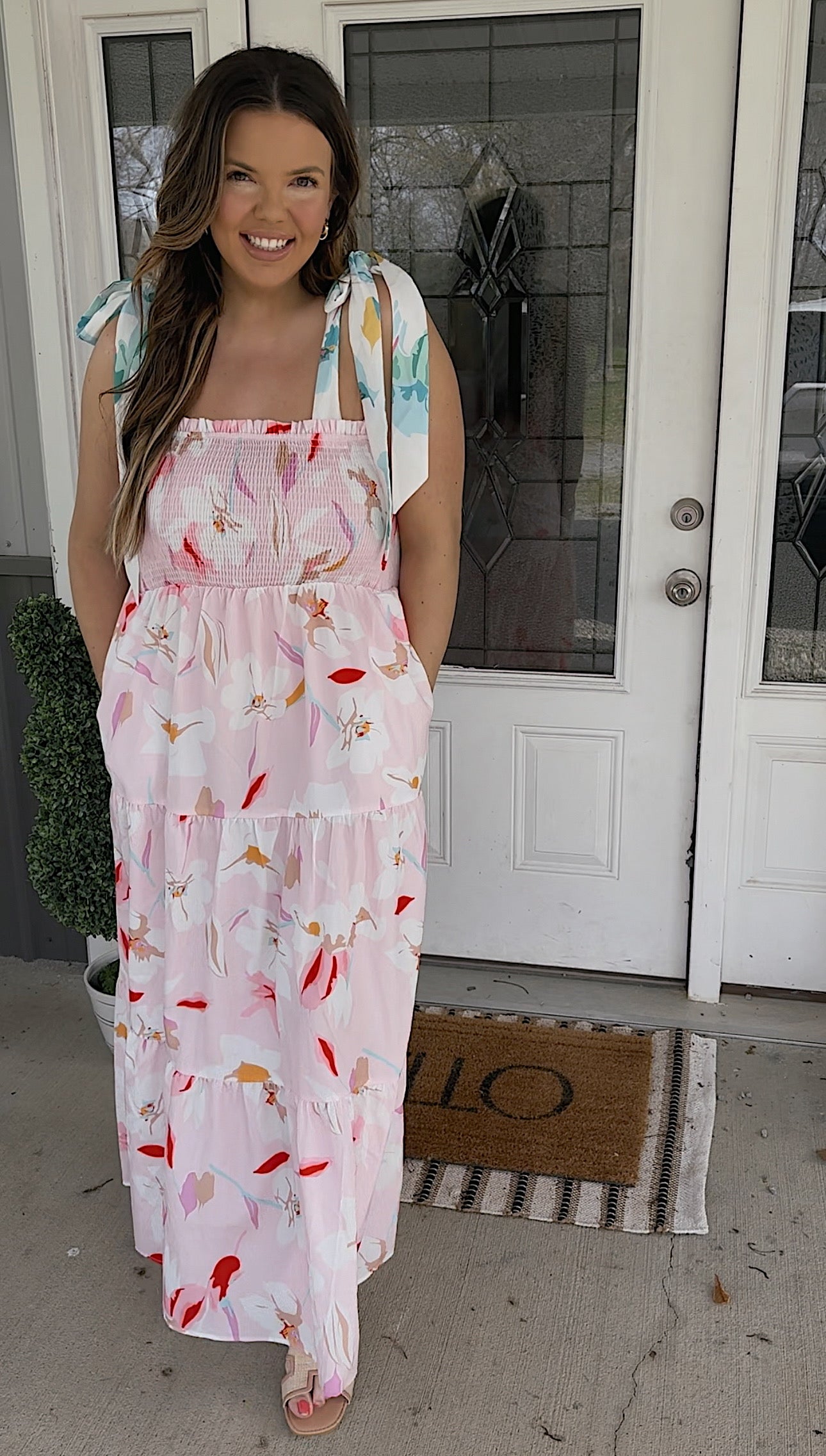 Spring Florals Maxi Dress
