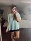 Oversized Acid Wash Tee