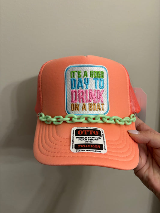 Good Day to Drink On A Boat Hat